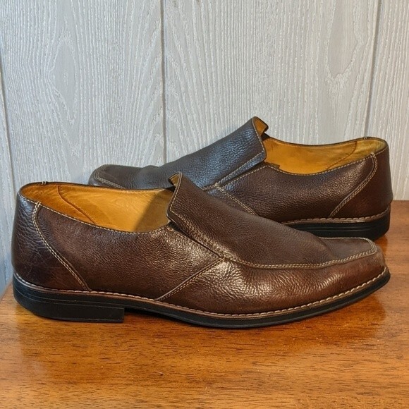 Sandro Limited Leather Driving Loafers Made In Brazil SZ 12D EUC 17029LV - Picture 7 of 7